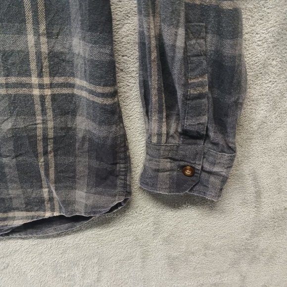 FIELD & STREAM Men Flannel Shirt Winter Button-Up Pocket Casual Plaid MEDIUM - Picture 5 of 11